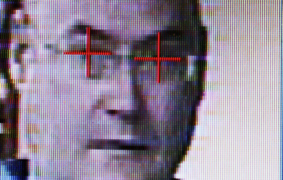 Facial recognition technology is operated at Argus Solutions on August 11, 2005 in Sydney, Australia.