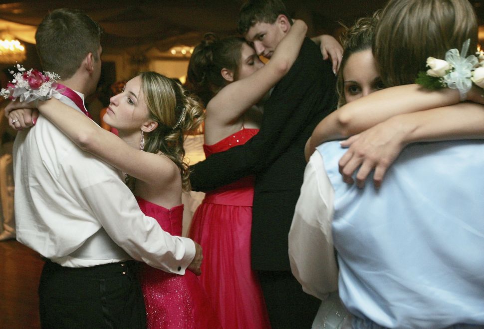 privately funded "white proms"