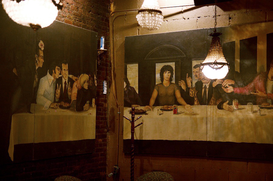 The Last Supper Painting at Art Bar, NYC