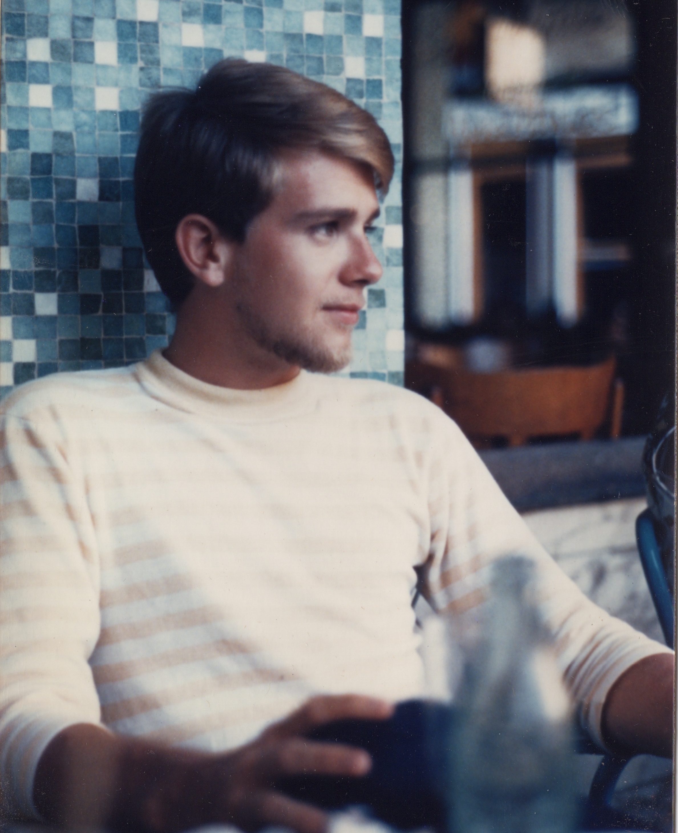 Terrence McNally in his early 20s circa 1962