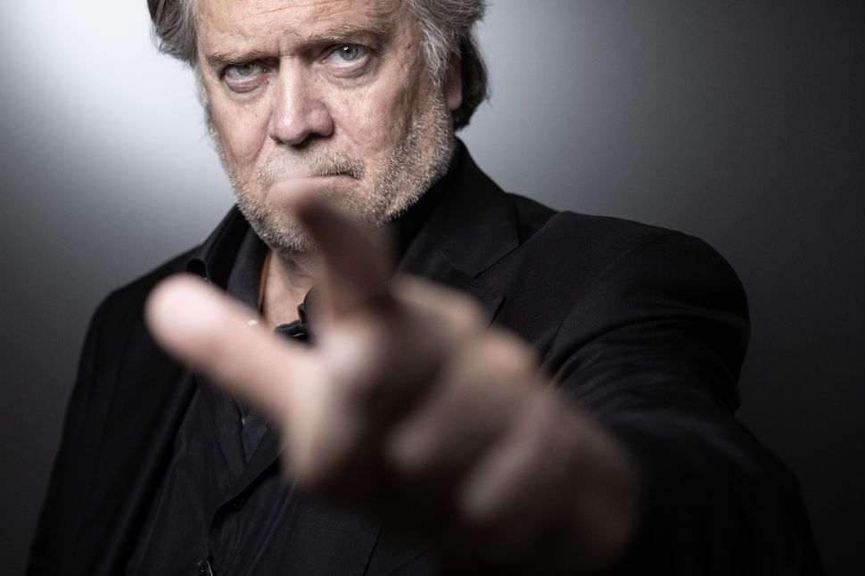 Former advisor to the U.S. president and U.S. publicist Steve Bannon.