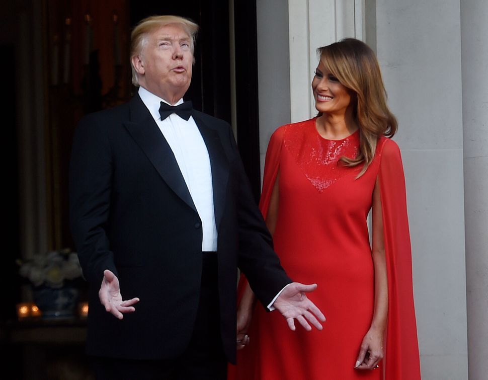 President Donald Trump and First Lady Melania Trump.