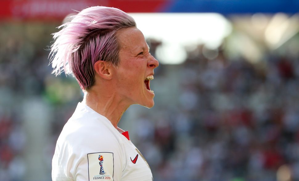 Soccer star Megan Rapinoe.