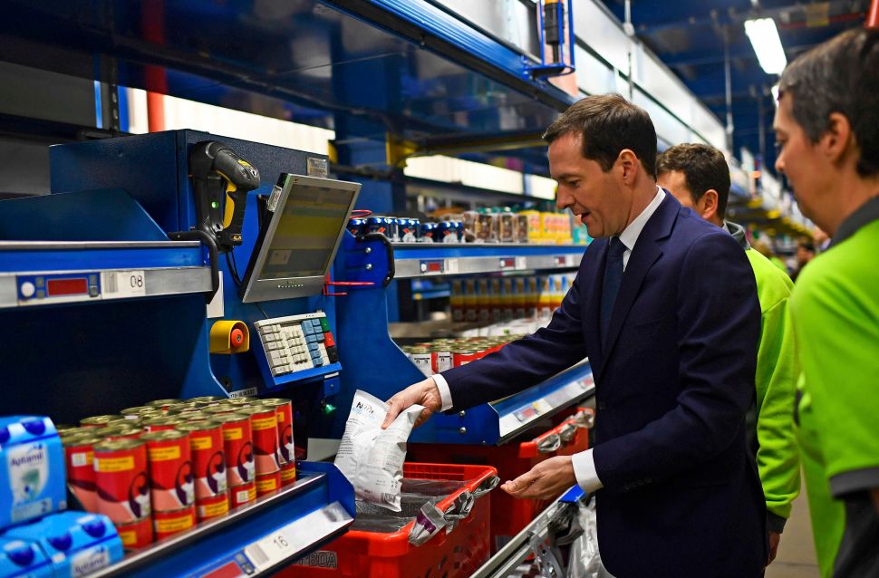 Ocado's Customer Fulfillment Center in London, England.