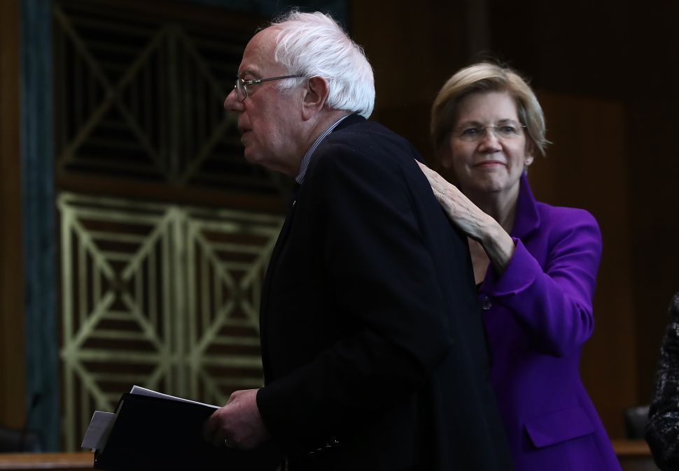 Bernie Sanders and Elizabeth Warren