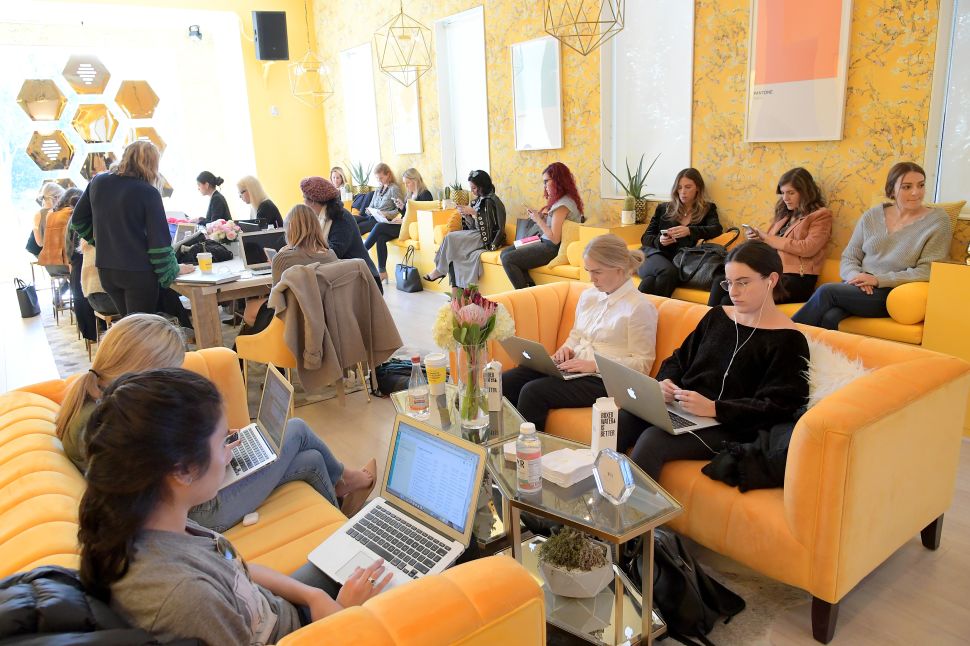 Networkers networking at Bumble Hive LA on March 15, 2018.