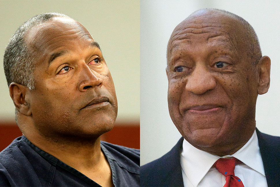 O.J. Simpson and Bill Cosby