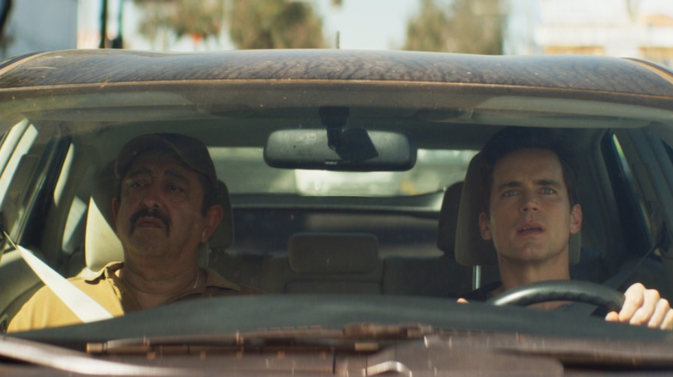 Alejandro Patiño and Matt Bomer in Papi Chulo.