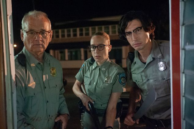 Bill Murray, Chloë Sevigny and Adam Driver in The Dead Don't Die.