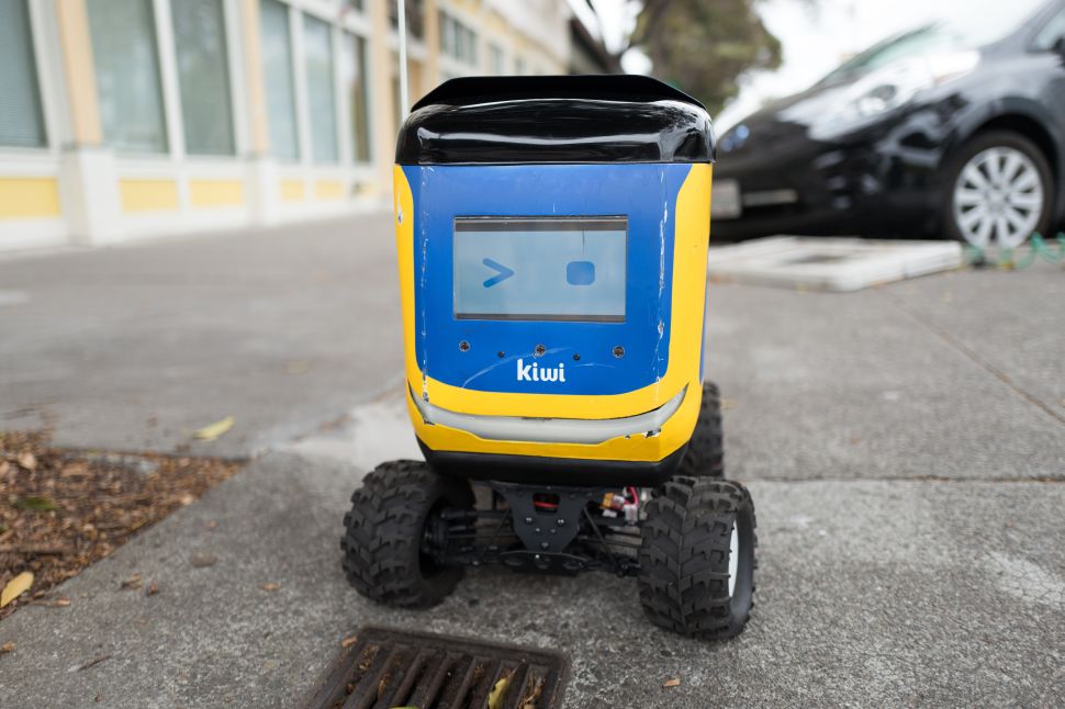 Kiwi self driving autonomous package delivery robot