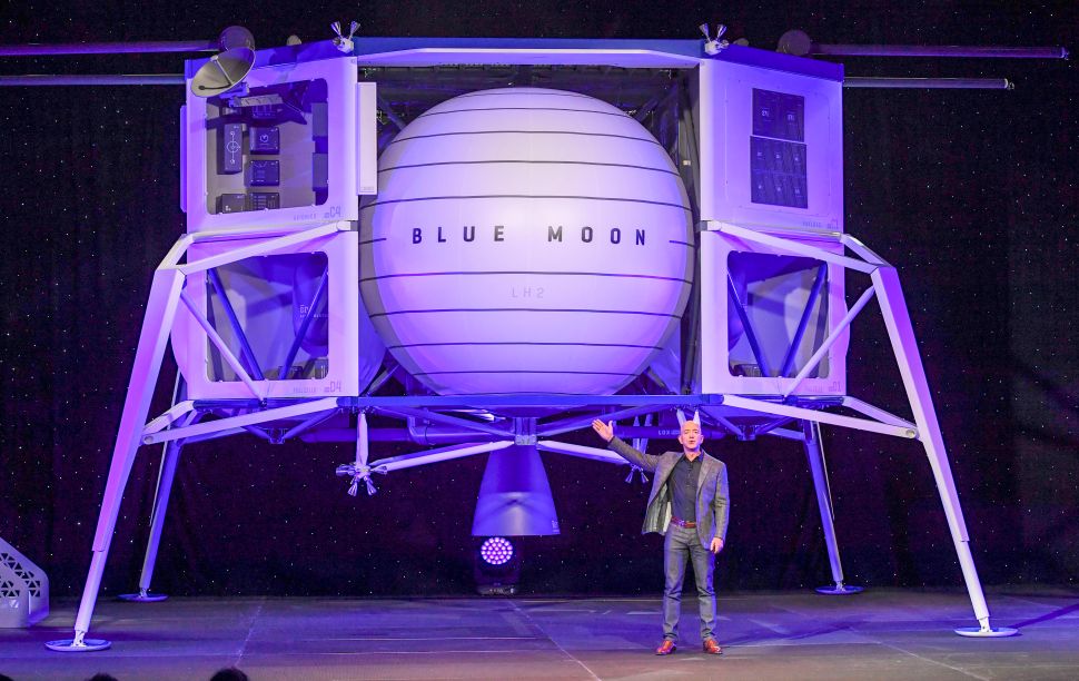 Jeff Bezos' space exploration company Blue Origin has scored three NASA contracts for the 2024 moon landing mission.