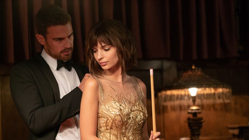 Theo James and Emily Ratajkowski Lying and Stealing.