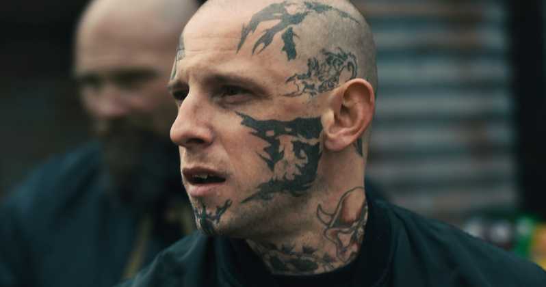 Jamie Bell in Skin.