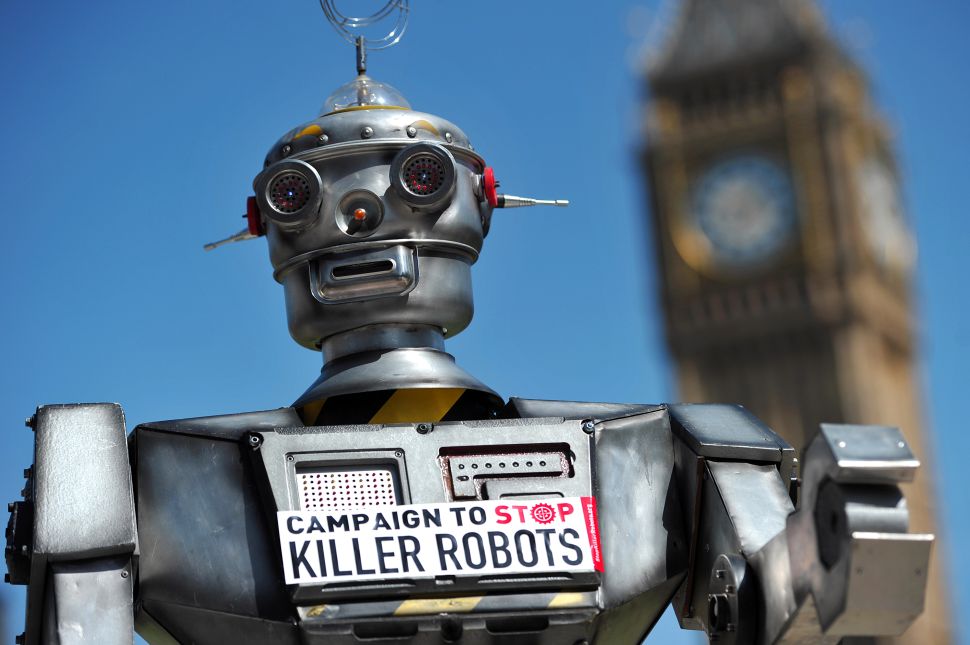 The concerns over AI killer robots wreaking havoc on our civilization has gotten to the point where an organization has been formed called The Campaign to Stop Killer Robots.