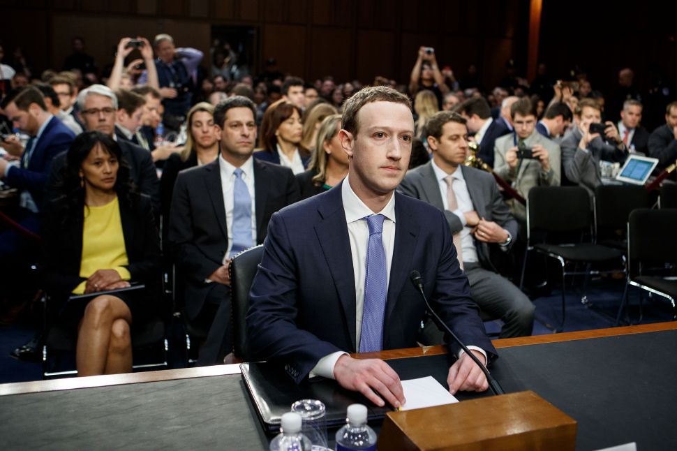 Facebook CEO Mark Zuckerberg