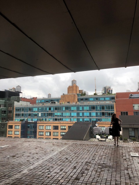 Pace Gallery's new sixth floor terrace at 540 West 25th Street.