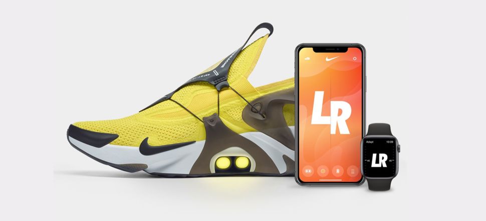 Nike’s collaboration with Apple continues with the Siri-enabled Adapt Huarache sneakers.
