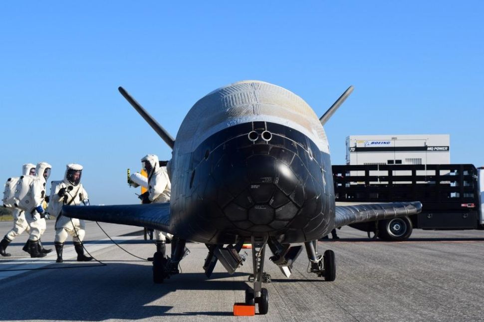 The U.S. Air Force's X-37B Orbital Test Vehicle.
