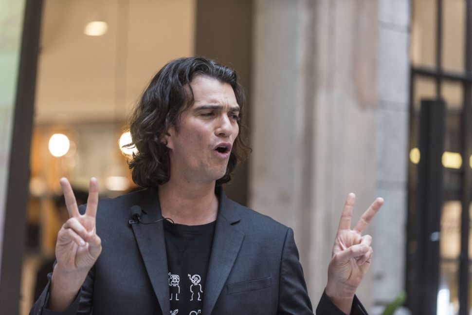 WeWork co-founder Adam Neumann