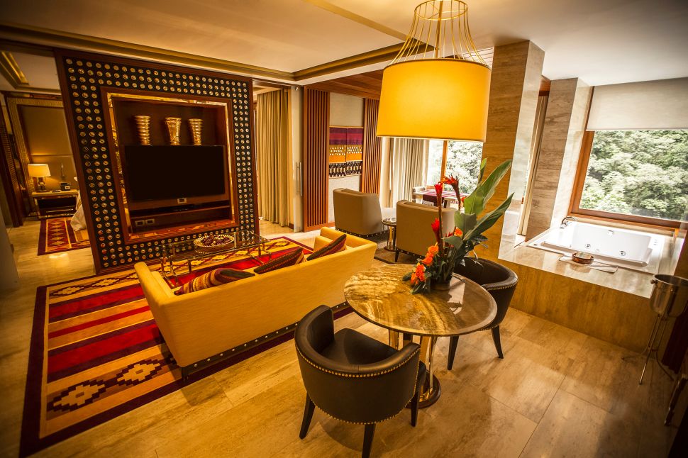 The über plush Imperial Suite is the most luxurious room at the hotel.