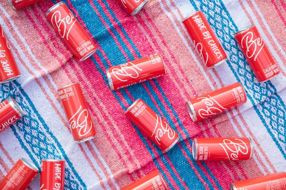 Bev's canned rosé is a poolside alternative to glass bottles.