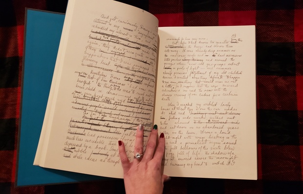 Bill Gates sent Shelby, a fan of "The Great Gatsby," a scanned version of F. Scott Fitzgerald's manuscript.