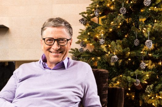 Bill Gates conducts thorough research on his Secret Santa match every year in order to find the perfect gift.