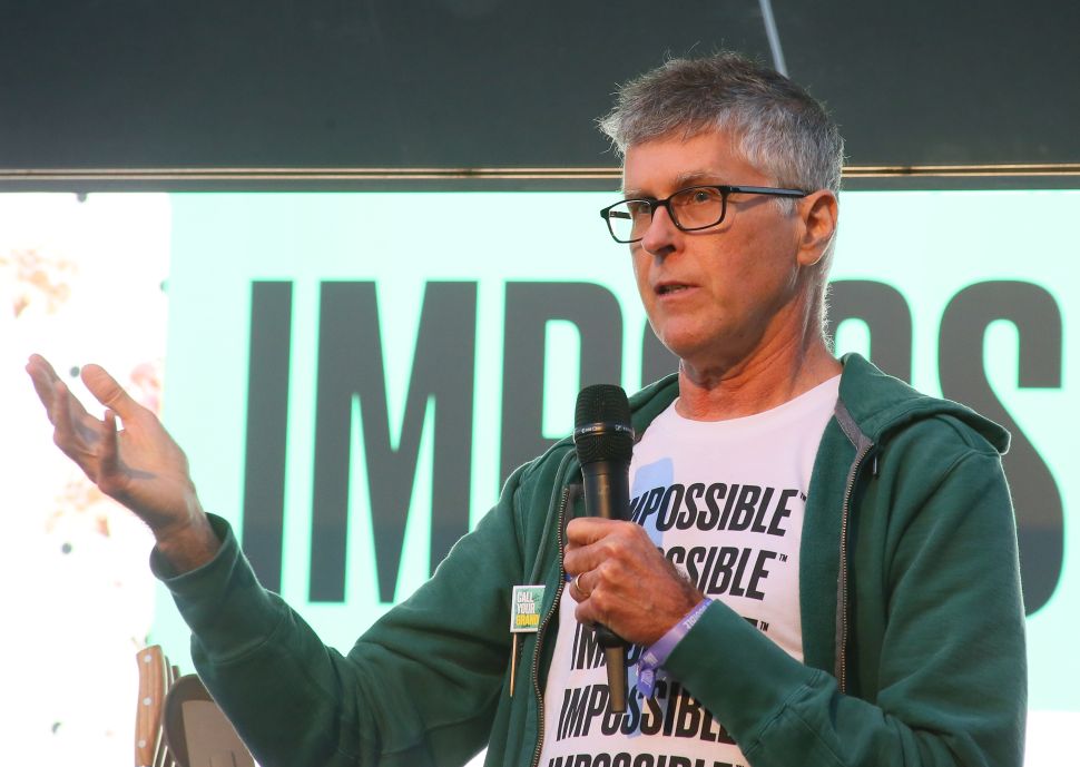 Impossible Foods CEO Patrick Brown received the 2019 United Nations Global Climate Action Award.