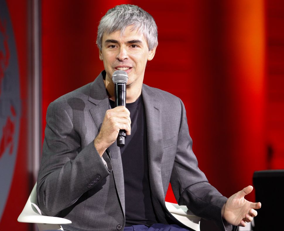 Google co-founder and former Alphabet CEO Larry.