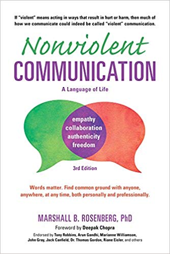 "Nonviolent Communication" by Marshall Rosenberg.