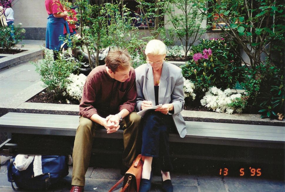 Elon Musk and his mother, Maye Musk, in 1995.