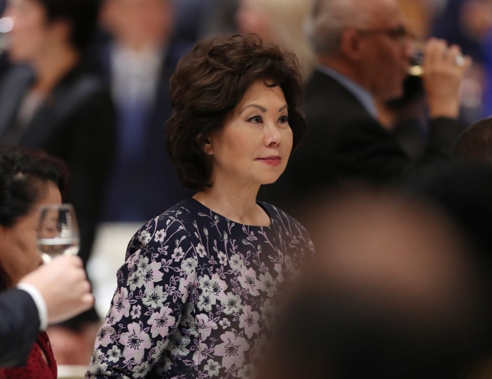 U.S. Transportation Secretary Elaine Chao.