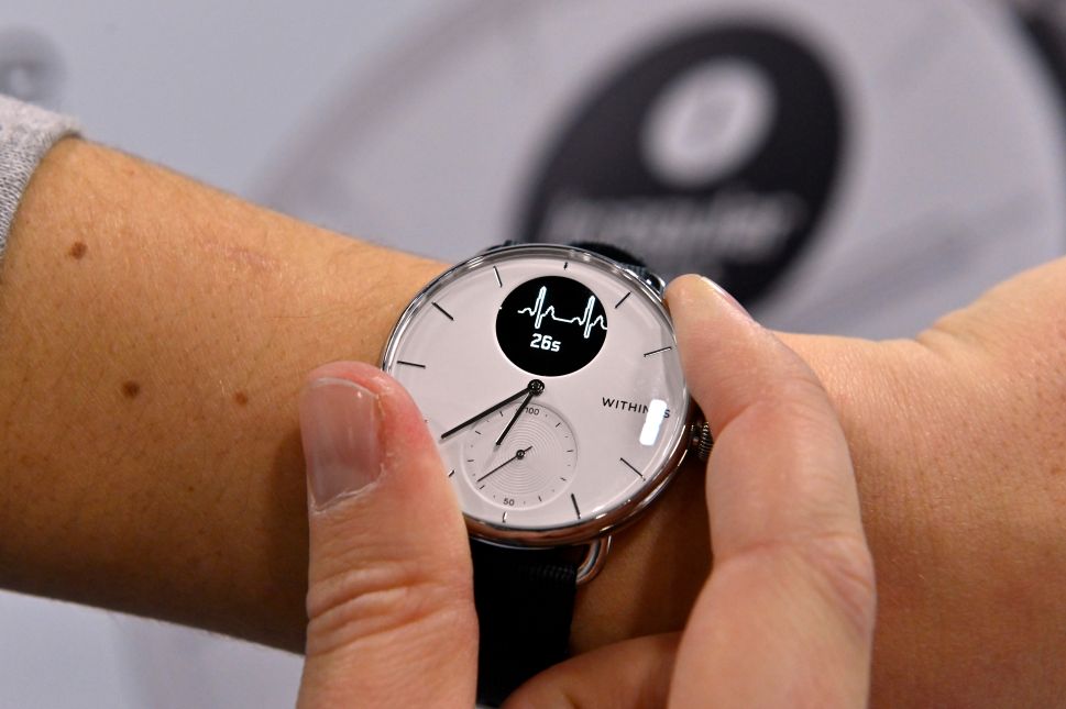 Withings ScanWatch at CES 2020.