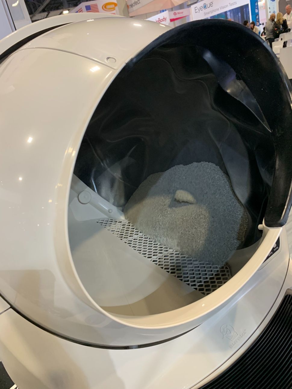 Litter-Robot 3 Connect at CES 2020.