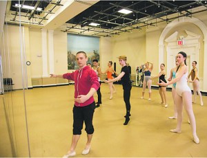 A dance studio.