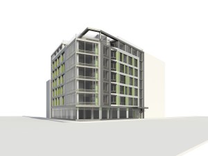 A rendering of 840 Fulton Street. 