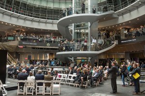 Opening of the Fulton Center.