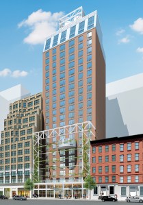 A rendering of 326 West 37th Street.