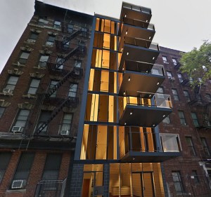 A rendering of 409 West 45th Street.