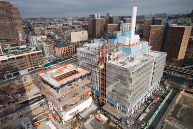 Manhattanville campus under construction