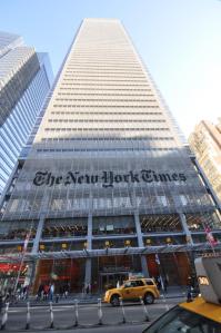 The New York Times Building at 620 Eighth Avenue. 
