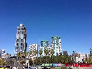 Downtown San Diego during MBA CREF 2015 (photo: Damian Ghigliotty).