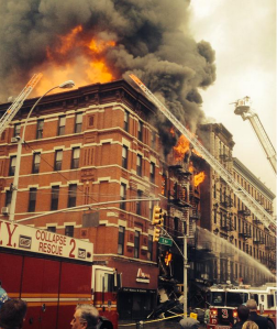 East Village fire (Photo: NYPD Special Ops)