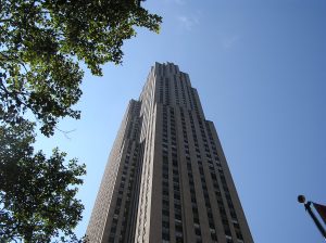 The General Electric Building. (GE no longer owns the property).