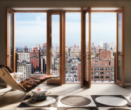 A rendering of 210 West 77th Street