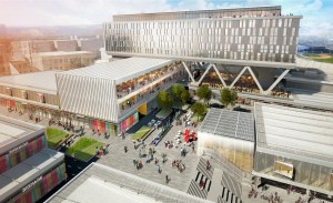 Rendering of Empire Outlets in Staten Island