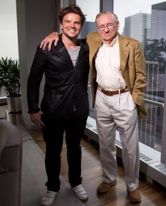 Bjarke Ingels (left) and Larry Silverstein (Michael Nagle, Commercial Observer).