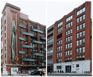 GOT MILK?: The Milk Building (right) and Chelsea Market (let) are two Jamestown properties.