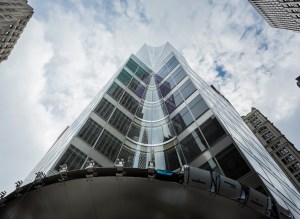 The base of 7 Bryant Park (Photo: Sasha Mazlov/For Commercial Observer).