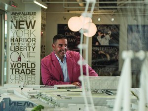 Joseph Ferrara at his office in Staten Island.